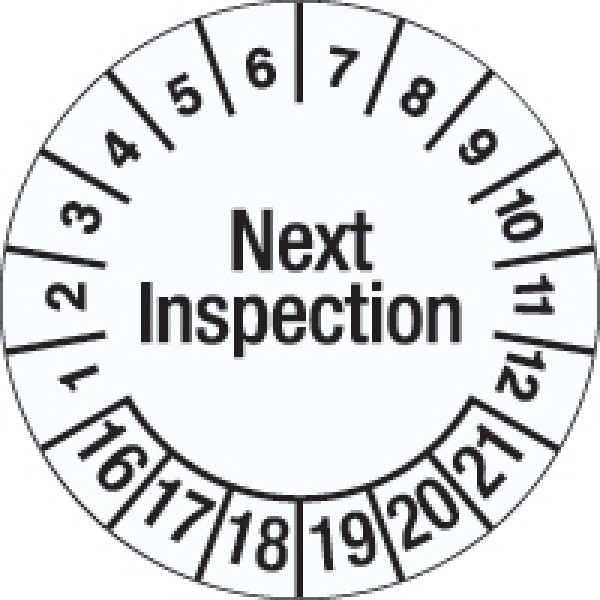 Inspection Date Label