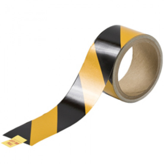 Reflective Stripes Tape - Yellow / Black